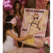 Pin the Banana on the hunk Game